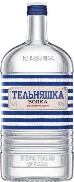 Водка ТЕЛЬНЯШКА 0,7л 40%